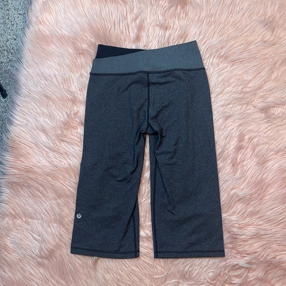 LuluLemon Astro Wunder Under crop legging Gray Size 4 - Picture 2 of 6
